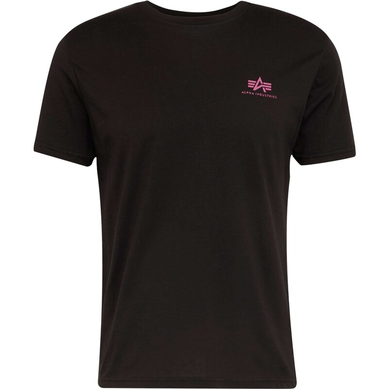 ALPHA INDUSTRIES Tričko svetloružová / čierna 37582878