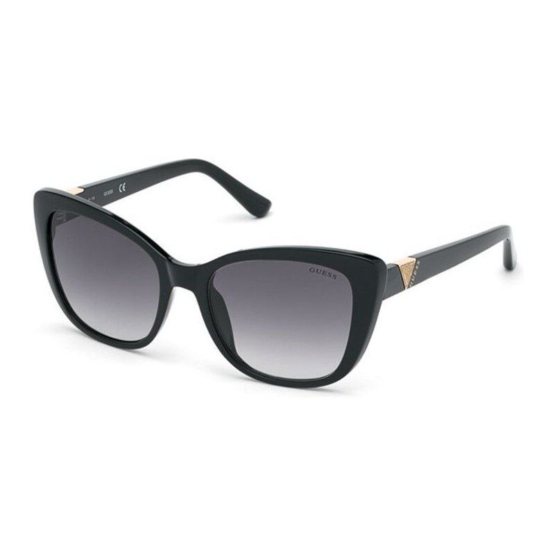 Slnečné okuliare Guess dámske, čierna farba, GU7600_5501B