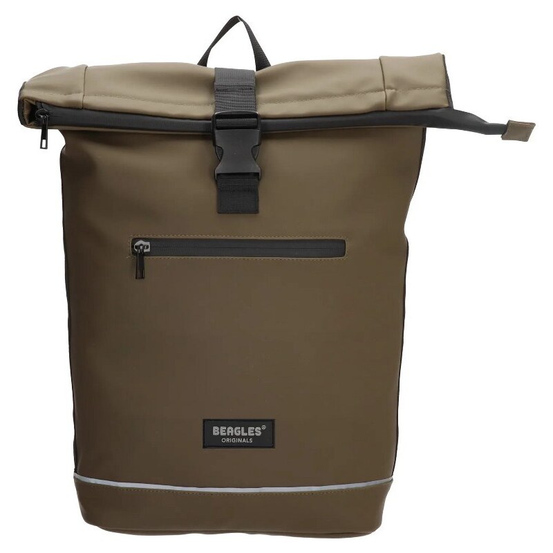 Beagles Tmavozelený vodeodolný objemný ruksak "Raindrop“