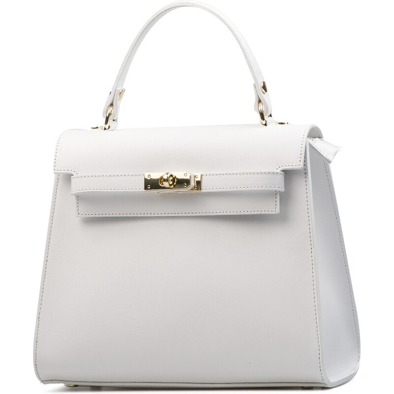 Blaire Kožená kabelka Lavinia biela 67923163