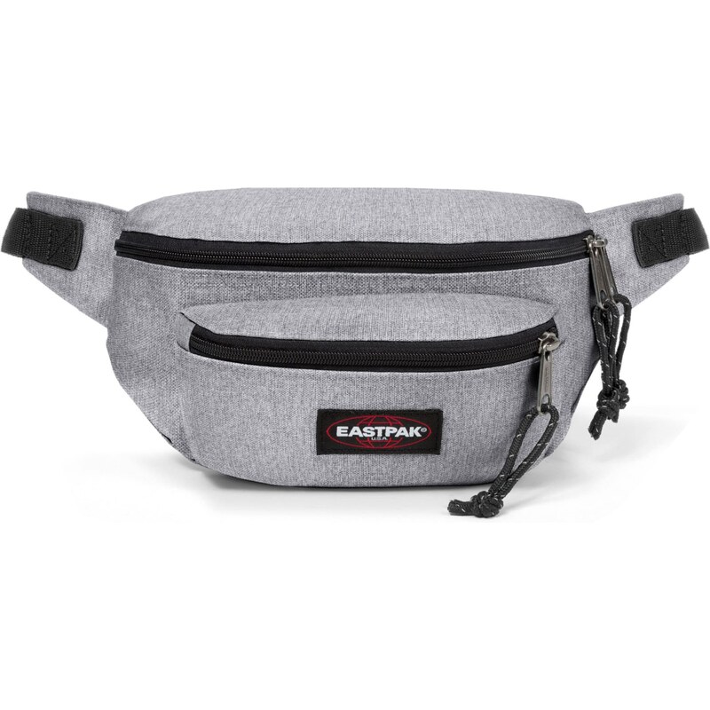 EASTPAK Ľadvinka Doggy sivá melírovaná / červená / čierna / biela 37594985
