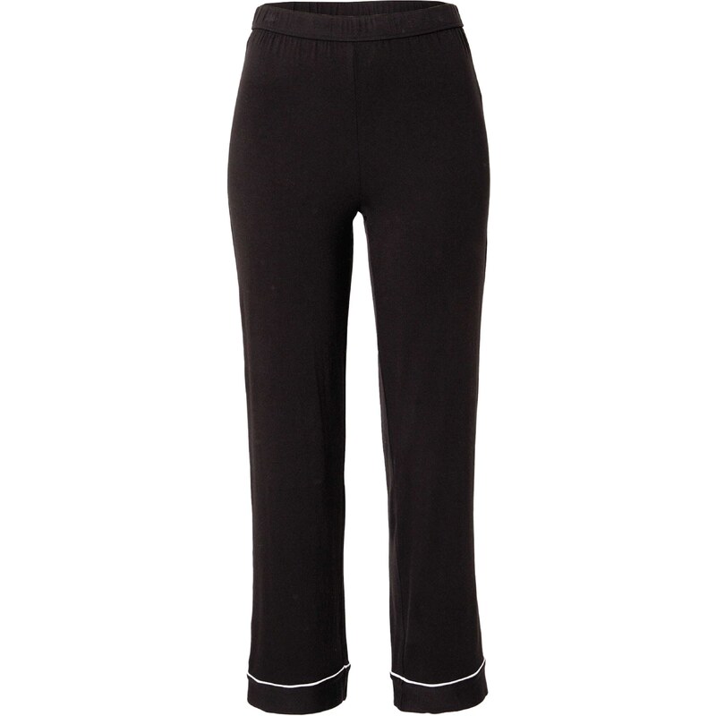 Lindex Pyžamové nohavice čierna / biela 57882044