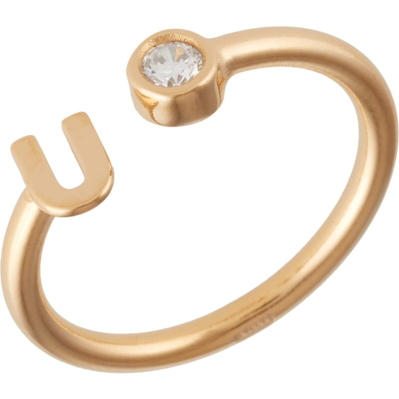 Singularu Prsteň zlatá / priehľadná 58421306