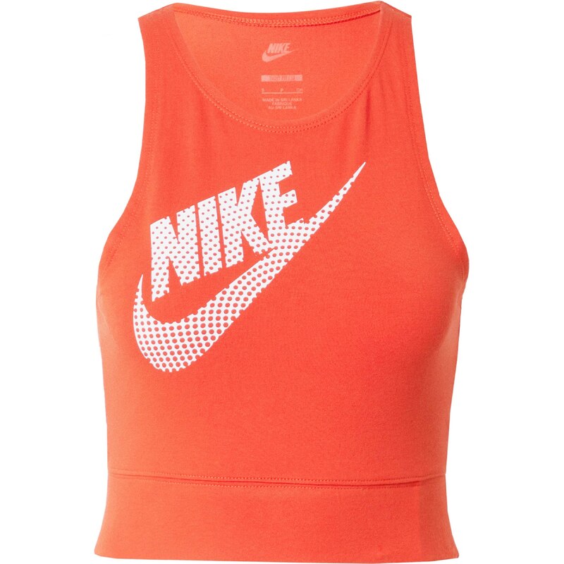 Nike Sportswear Top oranžovo červená / biela 54242426