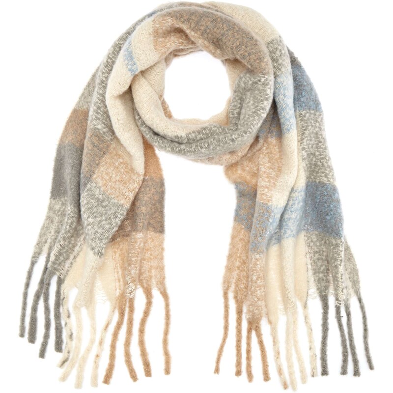 LASCANA Šál béžová melírovaná / sivá 62184049