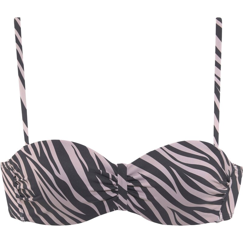 LASCANA Bikinový top Kaa svetlofialová / čierna 54242701