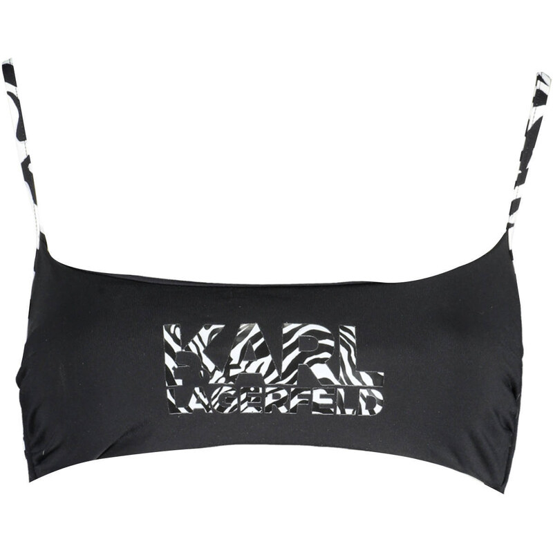 KARL LAGERFELD BEACHWEAR Čierny plavkový top KARL LAGERFELD 64704274