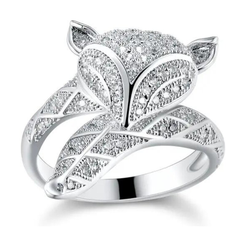 Olivie Strieborný prsteň LÍŠKA 7255 37665739