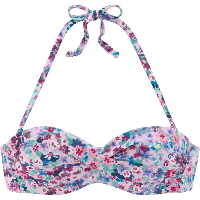 s.Oliver Bikinový top modrá / tmavomodrá / svetlofialová / ružová 54240990