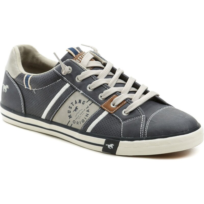 Mustang 4072-317-800 modré pánske nadmerné poltopánky 37627528
