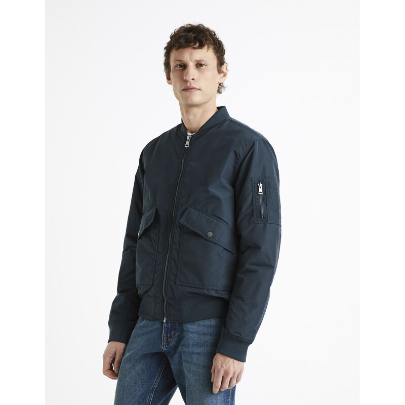 Ľahké bundy pre mužov Celio - tmavomodrá 50535606