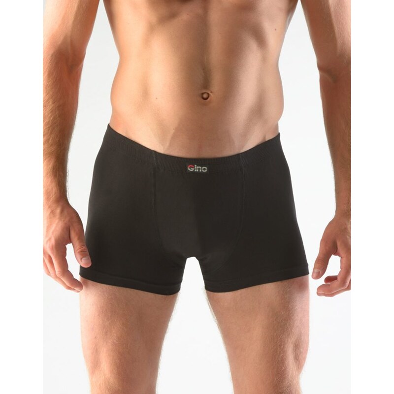 Čierne bavlnené boxerky s krátkou nohavičkou 37641498