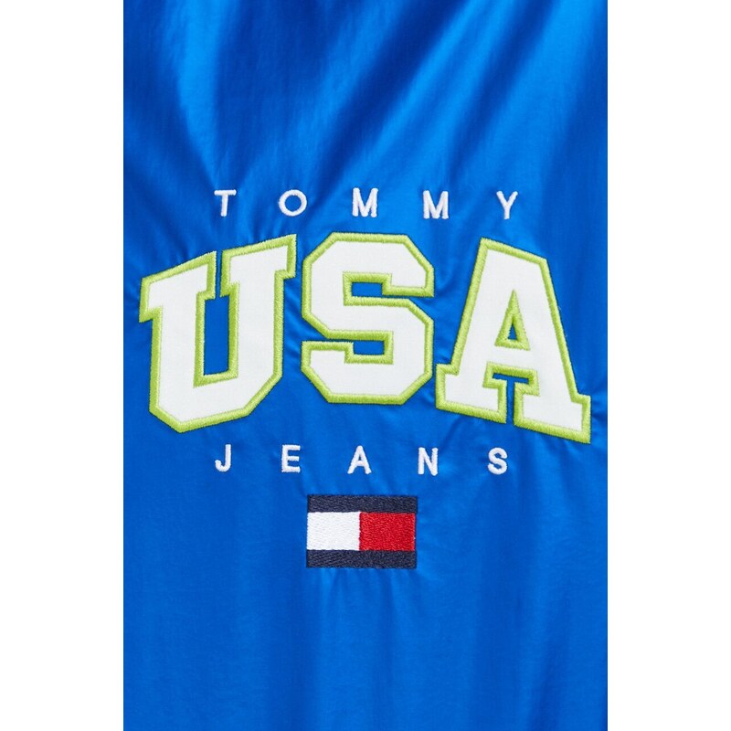 Bunda Tommy Jeans pánska, prechodná, oversize