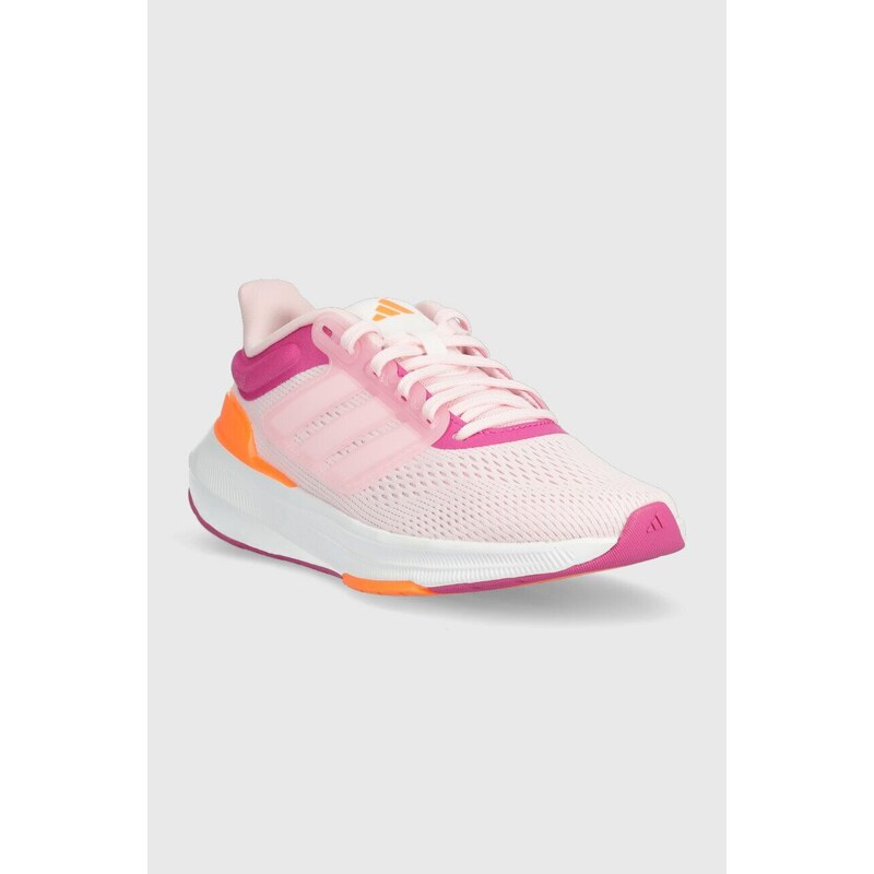 Detské tenisky adidas ULTRABOUNCE J ružová farba