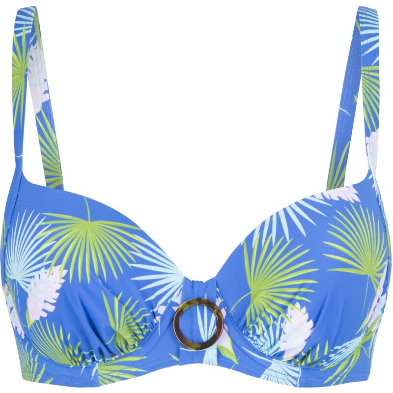 LingaDore Bikinový top modrá / zelená / biela 41512352