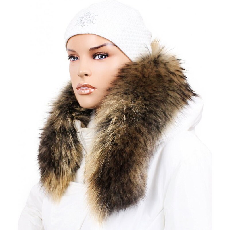 Sikora Kožušinový lem na kapucňu - golier medvedíkovec snoutop M 35/44 37667645