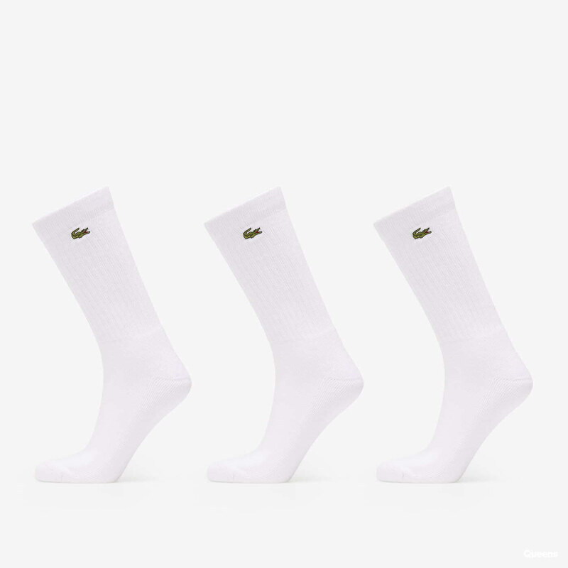 Ponožky LACOSTE Socks 3-Pack White 39-42 66474408