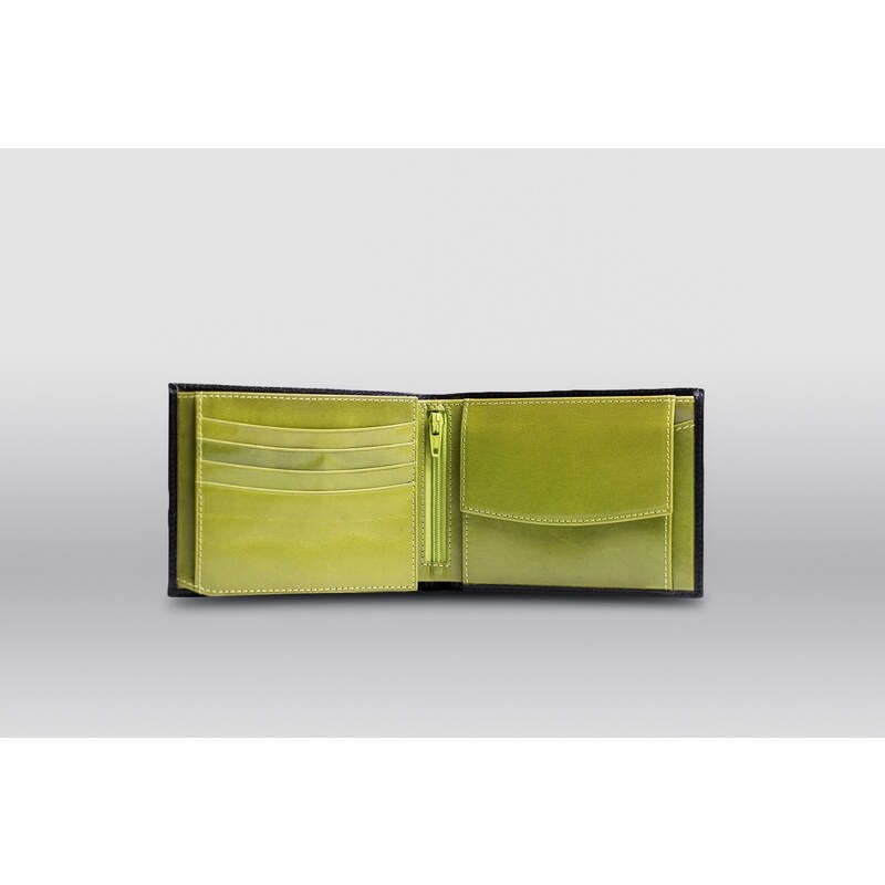 SHPERKA Peňaženka čierna - zelená