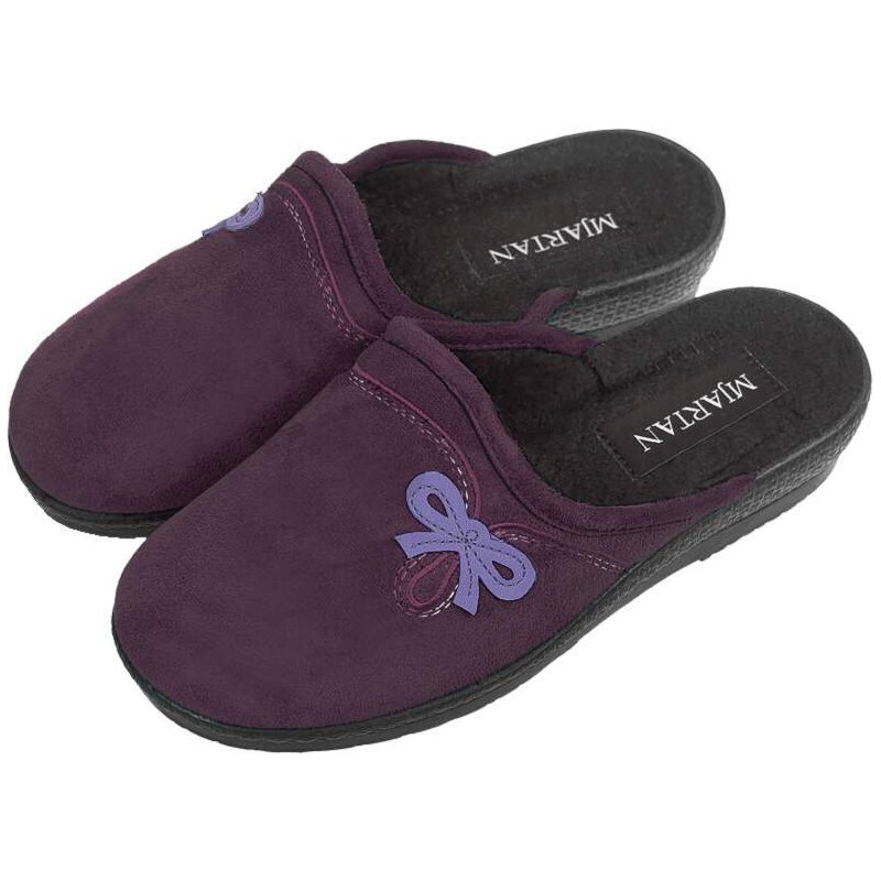 Dámske šľapky Mjartan Fialové 23084355