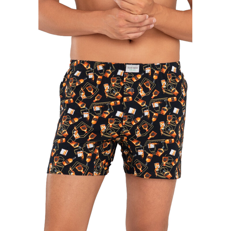 Boxerky Italian Fashion Black 56599047