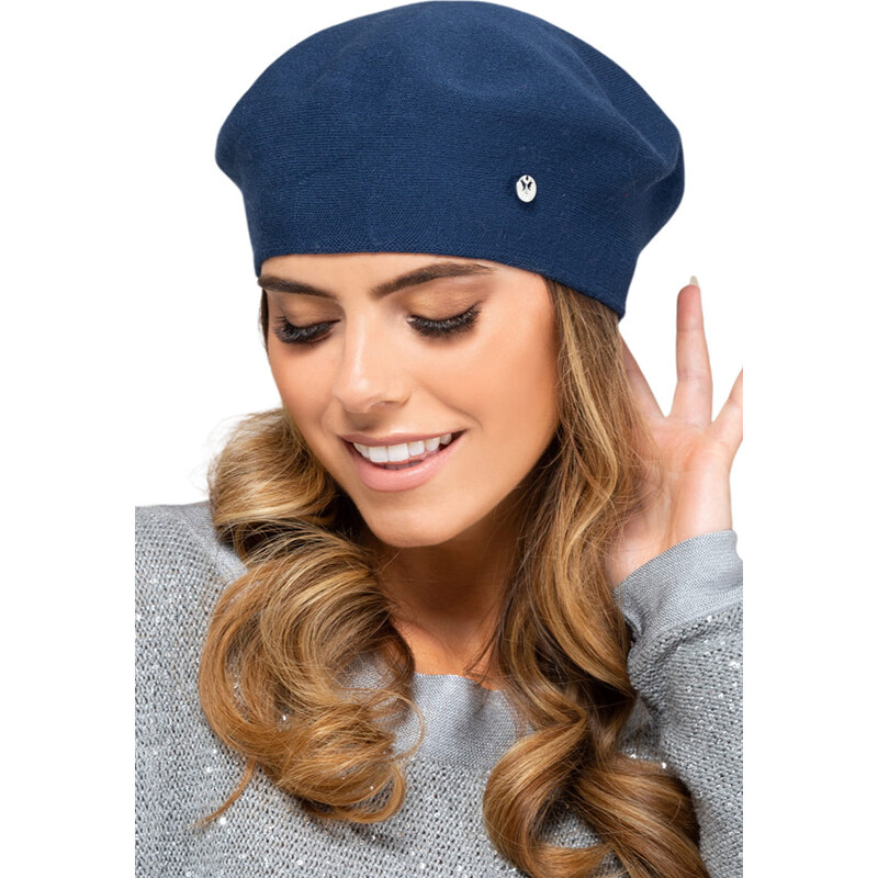 Kamea Svetlo tmavomodrá dámska baretka na zimu Nashville, Farba 37761144