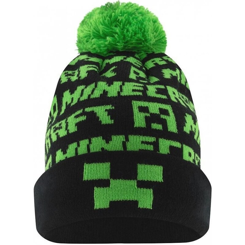 MOJANG Detská zimná čiapka s brmbolcom Minecraft