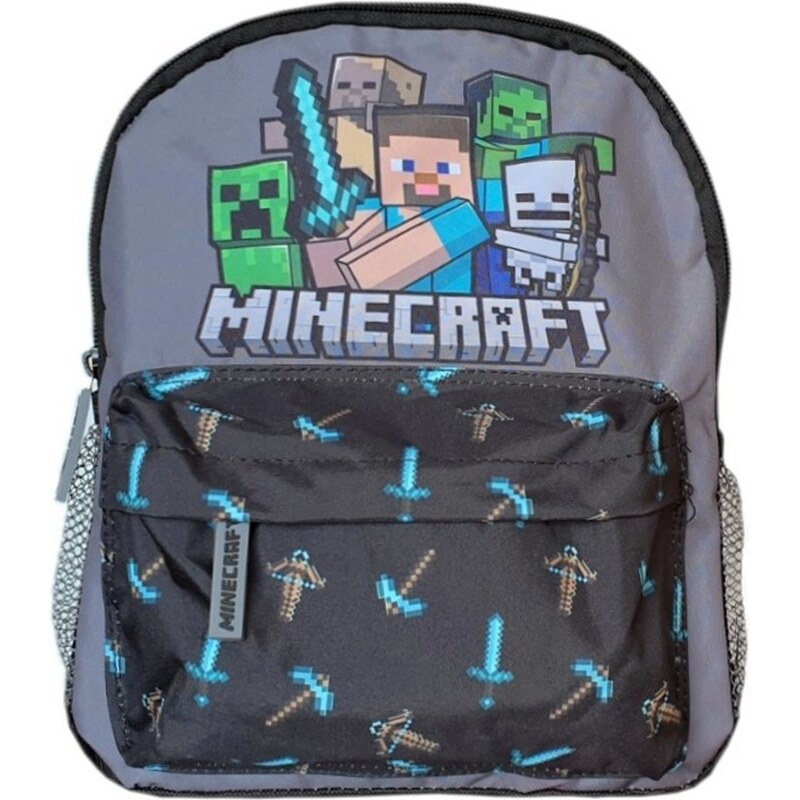 Fashion.uk Detský batôžtek s predným vreckom Minecraft - Steve