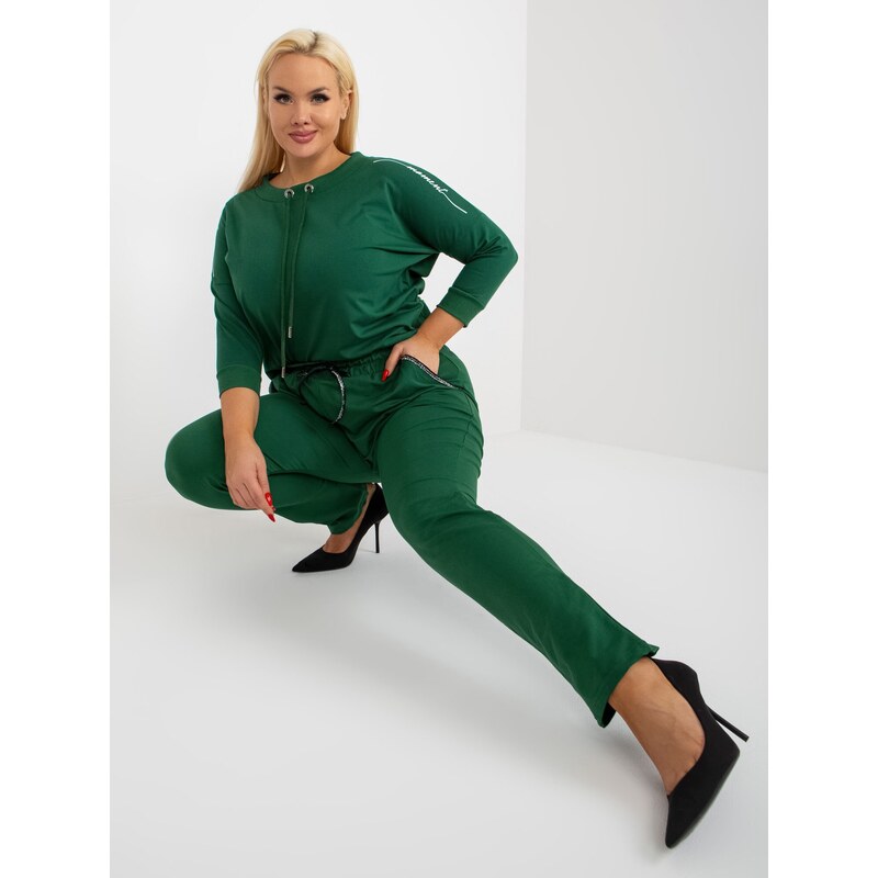 RELEVANCE Sweatpants-RV-DR-4765.52-dark green 66093436