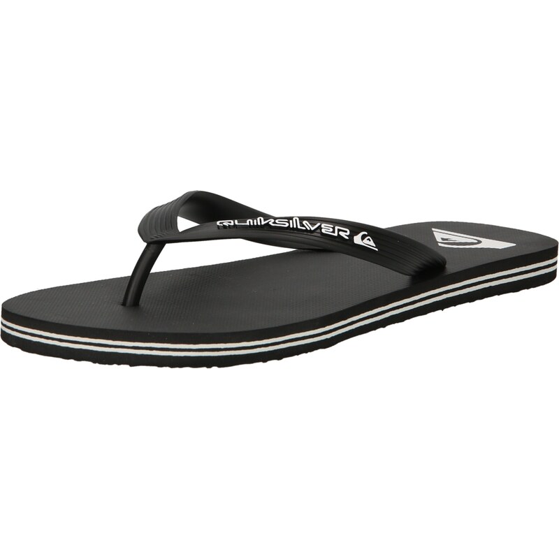 QUIKSILVER Žabky Molokai čierna / biela 39458651