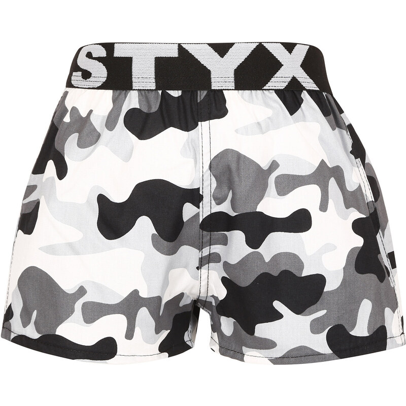 Detské trenky Styx art športová guma maskáč (BJ1457) 6-8 let 66060794