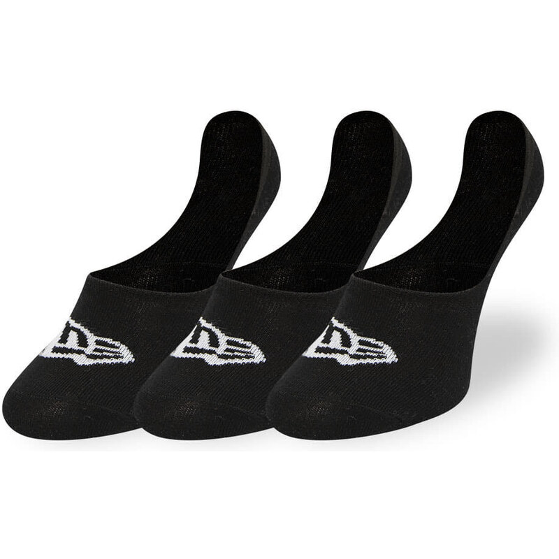 Ponožky New Era Flag Invisible 3-Pack Black Universal 37797293