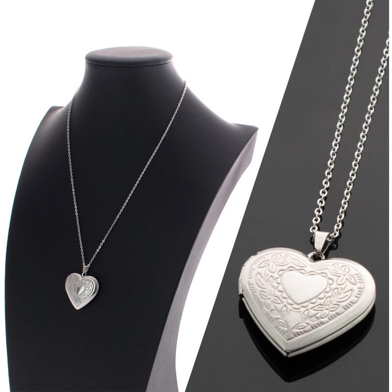 CITY STORM Retiazka so srdcovým medailónom pravá láska - strieborný 66889408