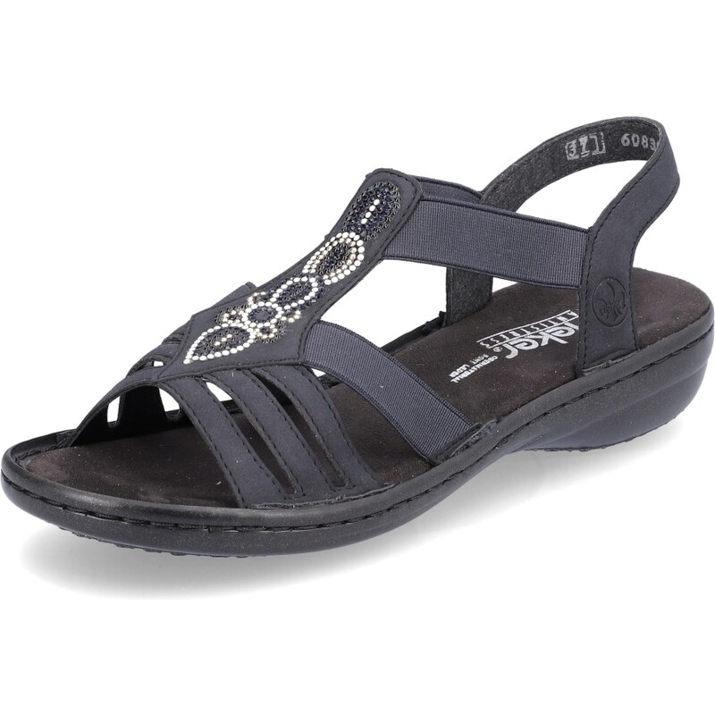 Dámske sandále RIEKER 60836-15 modrá S4