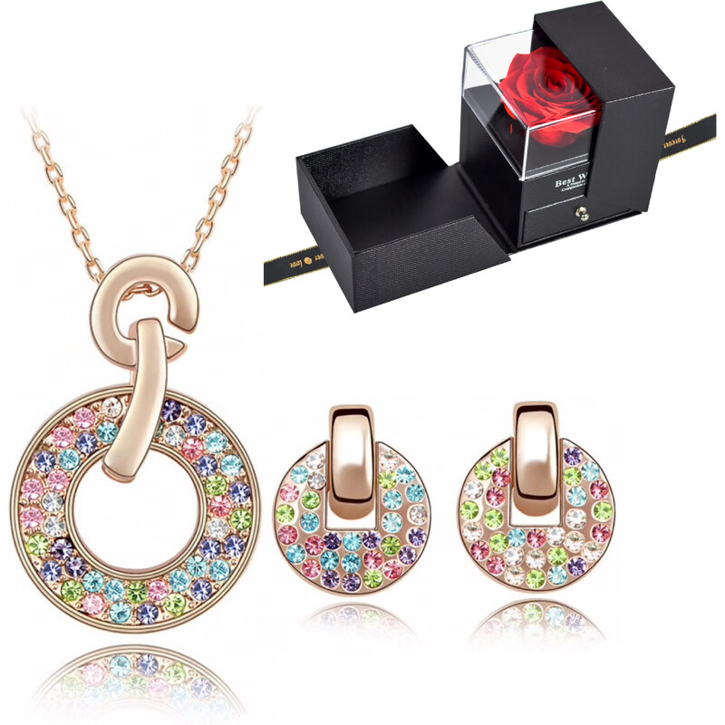 Glory set Kruh v darčekovej krabičke s ružou V112 37840539