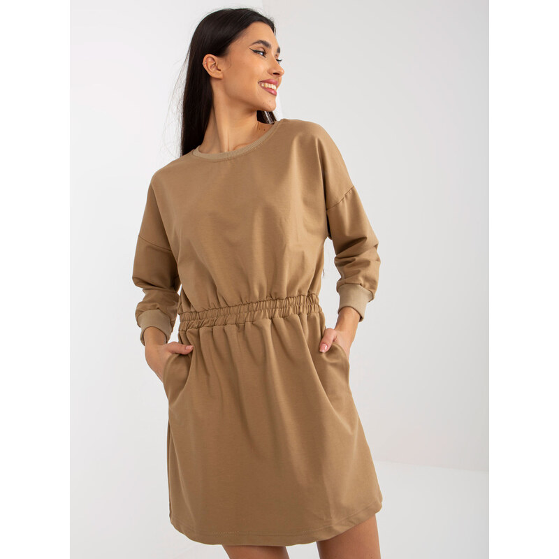 Lily Rose Dress-EM-SK-HS-21-487.41-dark beige 64685924