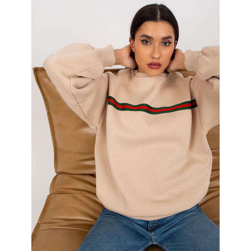 ex moda Sweatshirt-EM-BL-760.01-beige 64788003