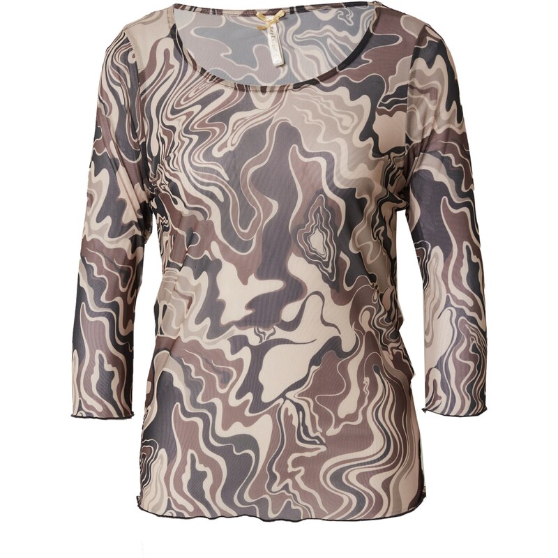 Key Largo Tričko béžová / hnedá / čokoládová 37870023