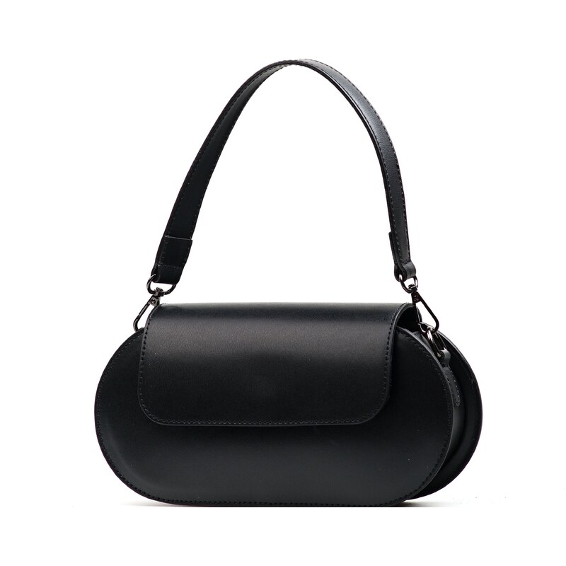 Blaire Kožená crossbody kabelka Ophelia čierna 64987535