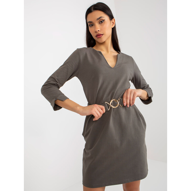Och Bella Dress-TW-SK-BL-1011.17-khaki 64666733