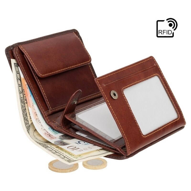 Značková pánska kožená peňaženka - Visconti (GPPN304)