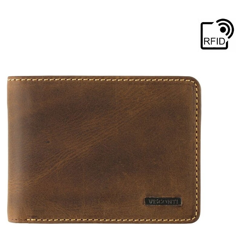 Značková tenká pánska kožená peňaženka - Visconti (GPPN318) 37891946