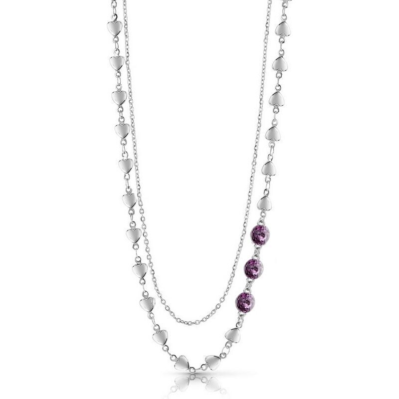 SWAROVSKI Elements Swarovski e. dvojitý náhrdelník Triumph of Love 37893606