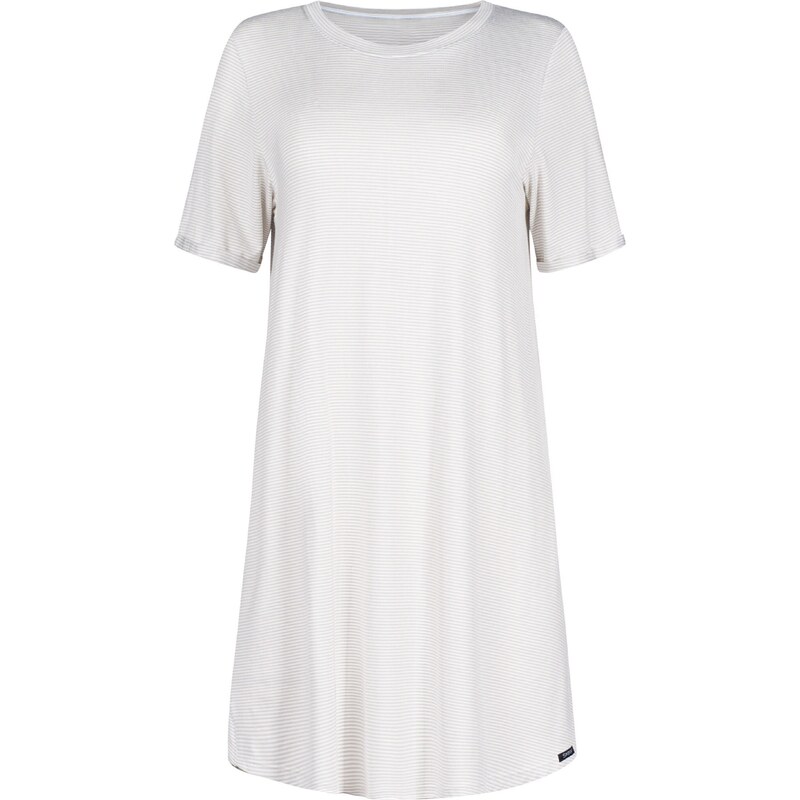 Skiny Nočná košieľka tmavošedá / biela 65831567