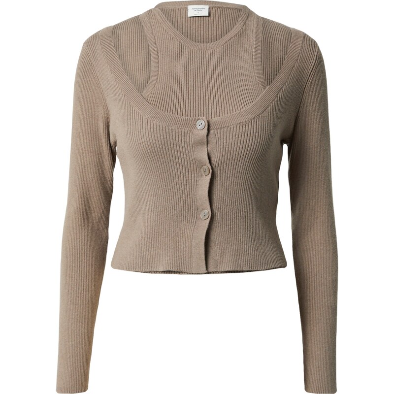 Abercrombie & Fitch Kardigán svetlohnedá 63143561