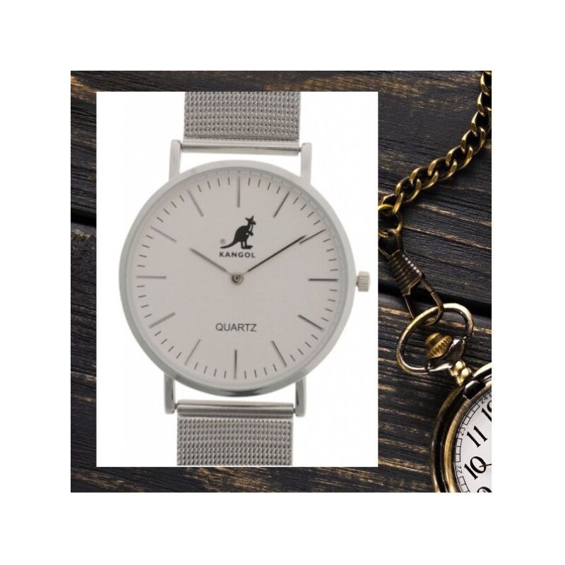 Hodinky Kangol Quartz Expander Strieborné Mix Farieb 37911758