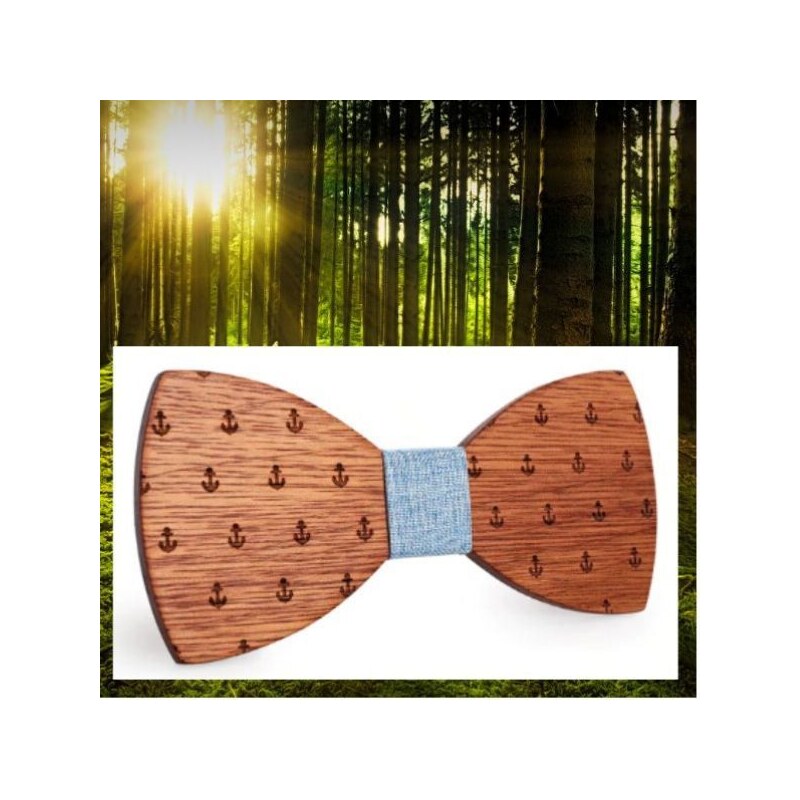 Drevený motýlik DM 008 Mix Farieb 37914746