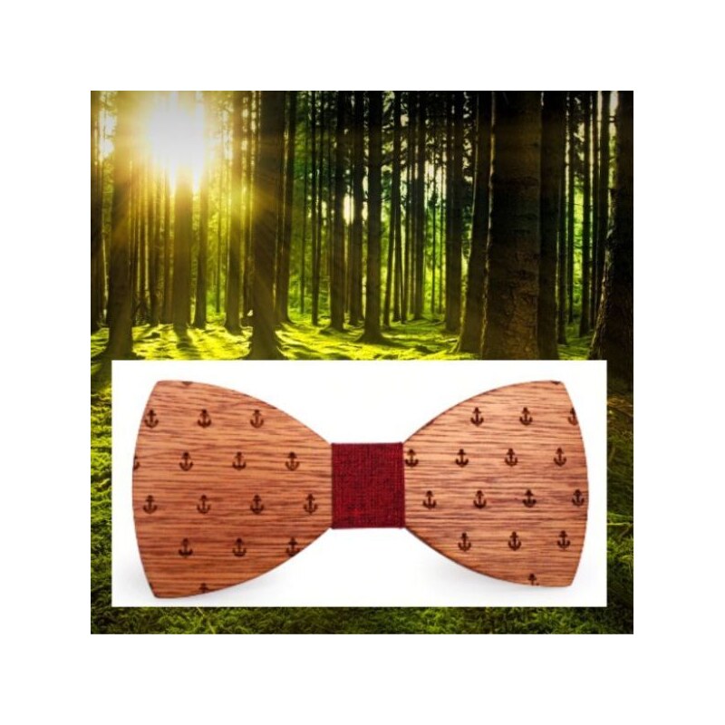 Drevený motýlik DM 009 Mix Farieb 37923229