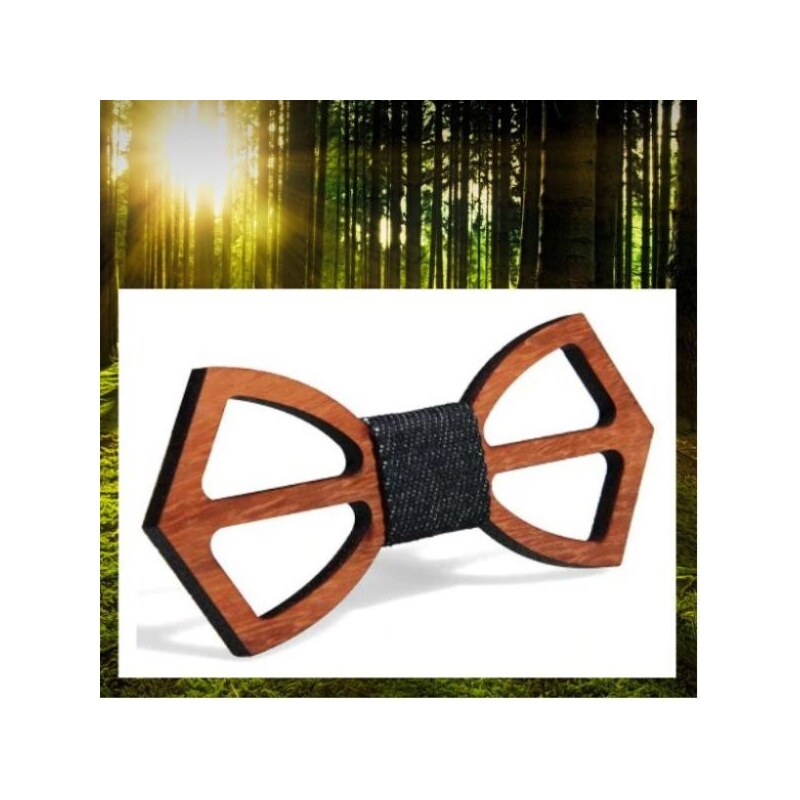 Drevený motýlik DM 012 Mix Farieb 37923230