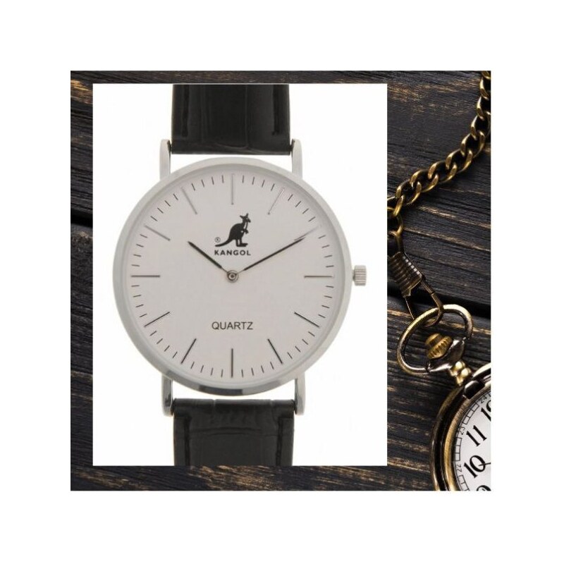 Hodinky Kangol Quartz Stitched Strap Strieborné Mix Farieb 37911749