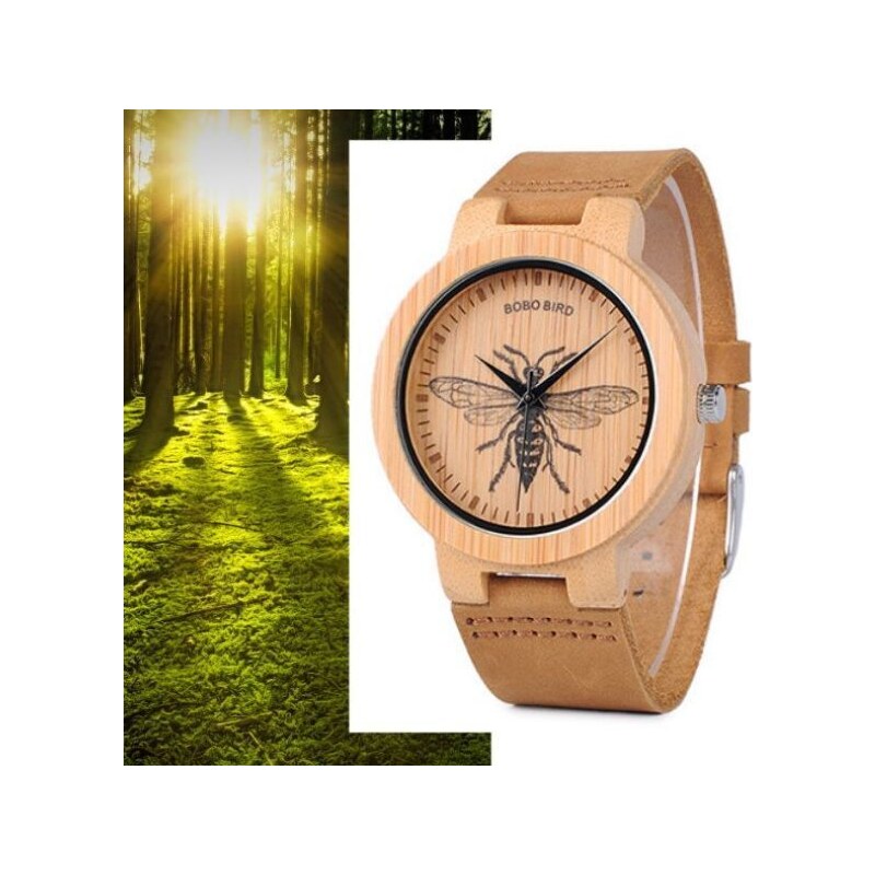 Drevené hodinky Bobo Bird BB003 Mix Farieb 37911750